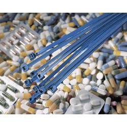 HellermannTyton 111-00831 MCT50L-PA66MP-BU-C1 Kabelbinder 390 mm 4.60 mm Blau Detektierbar 1 St.