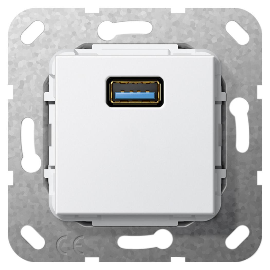 Gira 568203 USB Wit