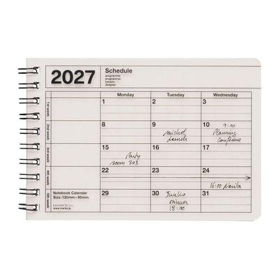 MARK'S 2027 Notebook Calendar XS // Ivory