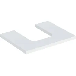 Geberit ONE WT-Pl. Aus mi. f. AWT Schalenform 60x3x47cm, weiß matt
