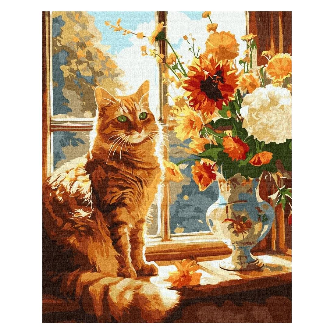 Ideyka Malen nach Zahlen - Ingwerkatze (56585989)