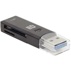 D2 Diffusion Lecteur de cartes SD & micro SD USB 3.0 - port USB m le, Speicherkartenlesegerät, Schwarz