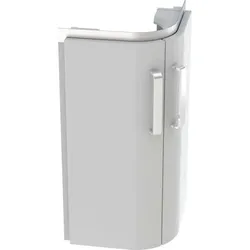 Geberit Renova Compact Unterschrank für Eckwaschtisch, mit zwei Türen, 42,5x60,4x33cm, hellgrau, 862133000