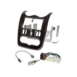 Doppel DIN Radioblende DACIA Duster, Logan, Sandero Set Antennenadapter und R...