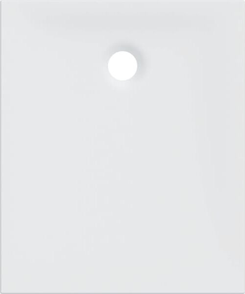 Receveur de douche rectangulaire Geberit Nemea 550592001 75 x 90 cm, blanc / mat