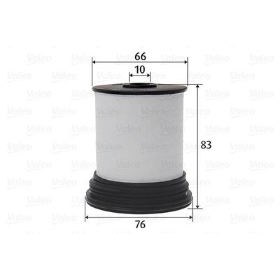 Valeo Kraftstofffilter [Hersteller-Nr. 587106] für Opel, Chrysler, Jeep, Vauxhall