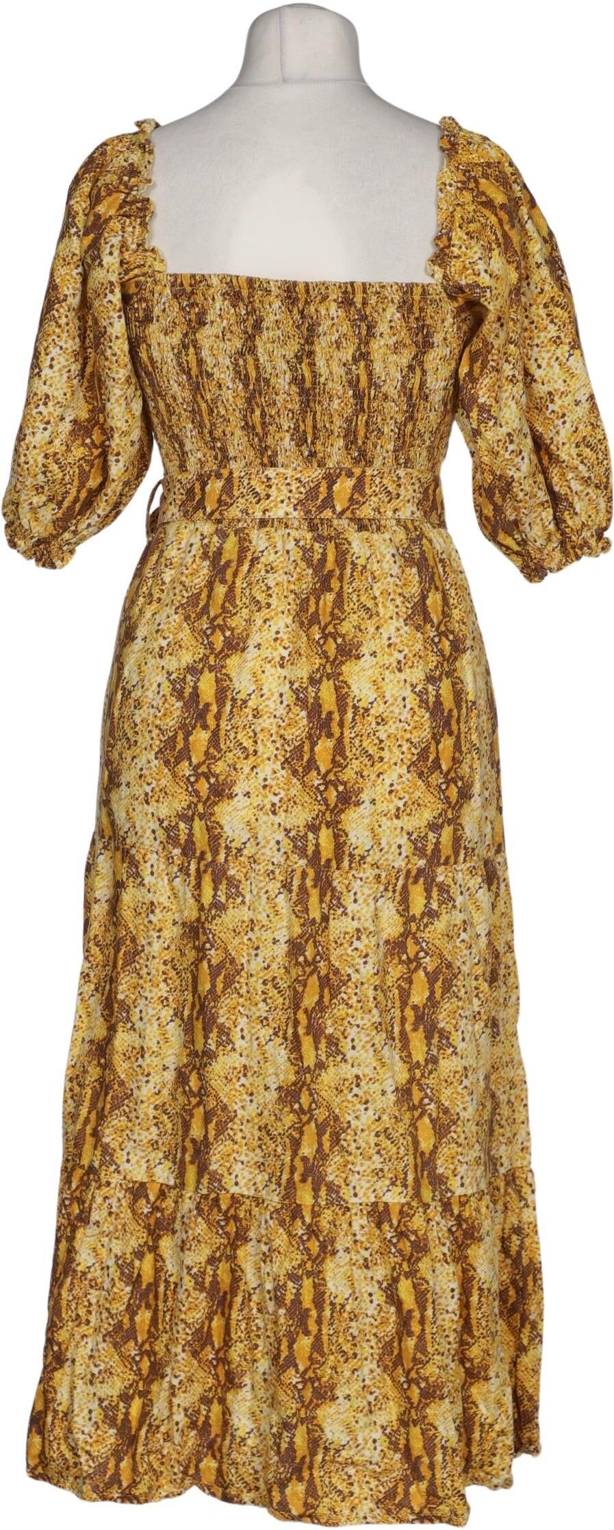 Faithfull the brand Damen Kleid, Gelb, Gr. M, Leinen - Second Hand