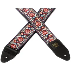 Ernie Ball Royal Bloom Jacquard Gitarrengurt, Gitarre Zubehör, Mehrfarbig