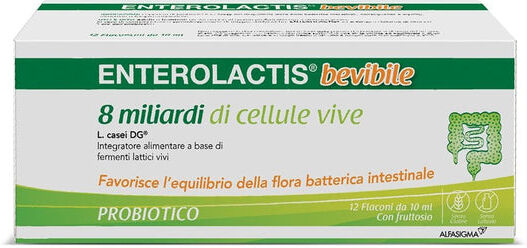 Enterolactis Bevibile 12 Flaconcini Da 10 Ml