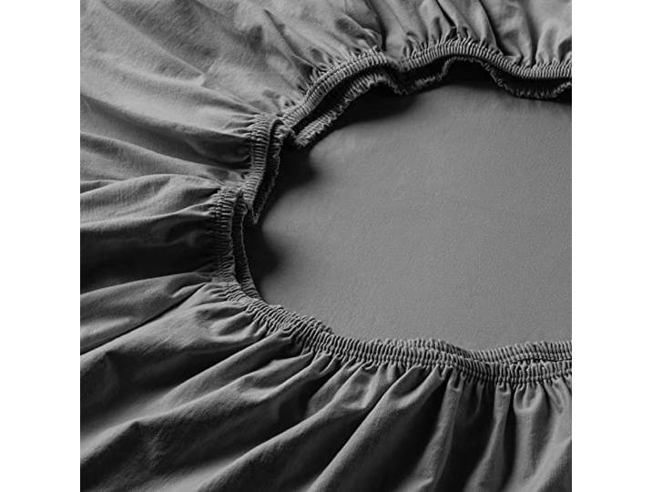 ESTELLA Spannbetttuch Feinjersey Graphit 150x200 cm bügelfreie & trocknerfeste Qualität Rundumgummi 100% Baumwolle