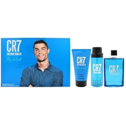 CR7, Beauty Geschenkset, Cristiano Ronaldo Play It Cool For Men 3 Pc Gift Set 34oz EDT Spray (Parfum Set)