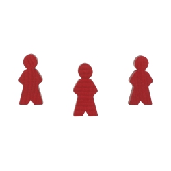 Halmakegel.com Mann - 14x30x8mm - rot 255899