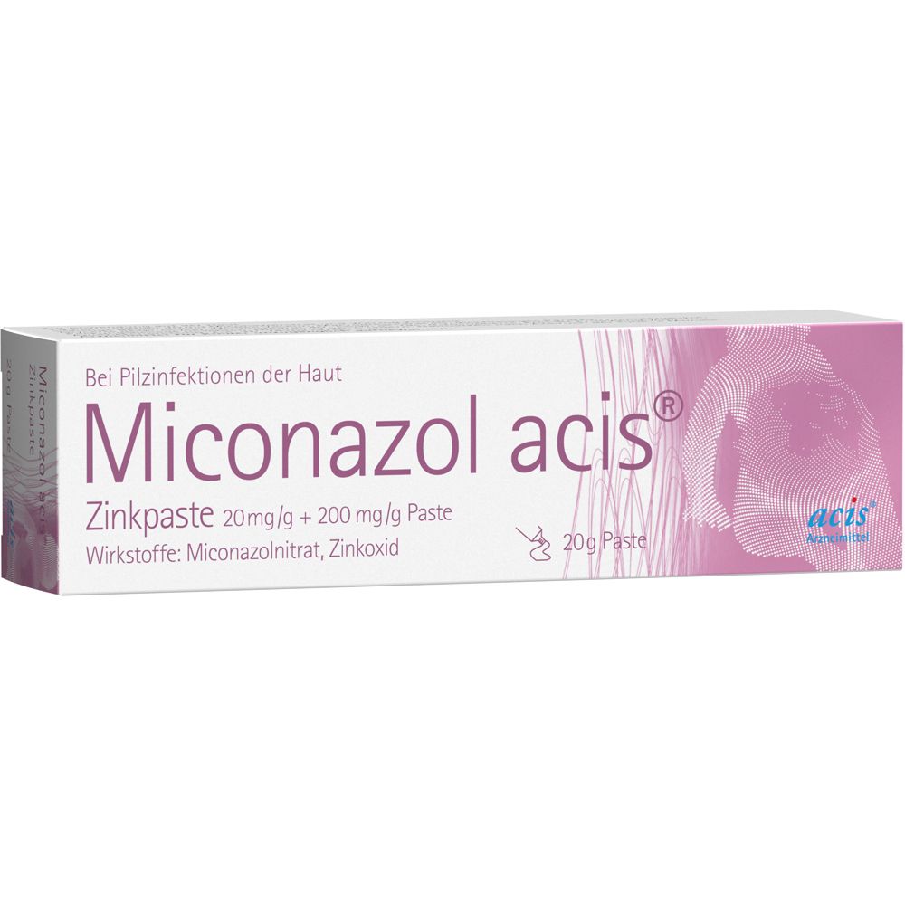 Miconazol acis Zinkpaste 20 g Paste
