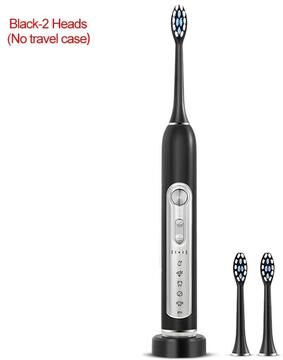 Uplifted Finds Subort S7 Sonic Electric Toothbrush Rechargeable With Smart Timer And Replaceable Heads black