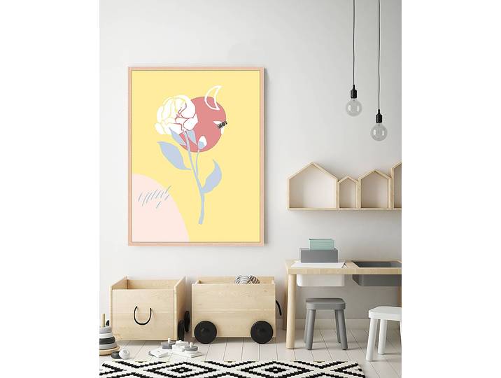 Tableau déco Colorful Spring 63 x 83cm Multicolore