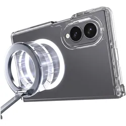 Force Case Rundum-Schutzhülle für Galaxy Z Fold 8 Magnetisch Sturzfest 2m (Samsung Galaxy Z Fold8), Smartphone Hülle, Transparent