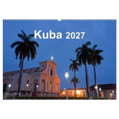 Kuba 2027 (Wandkalender 2027 DIN A2 quer), CALVENDO Monatskalender