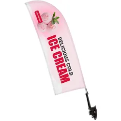 Fensterflagge Wind Druck Doppelseitig