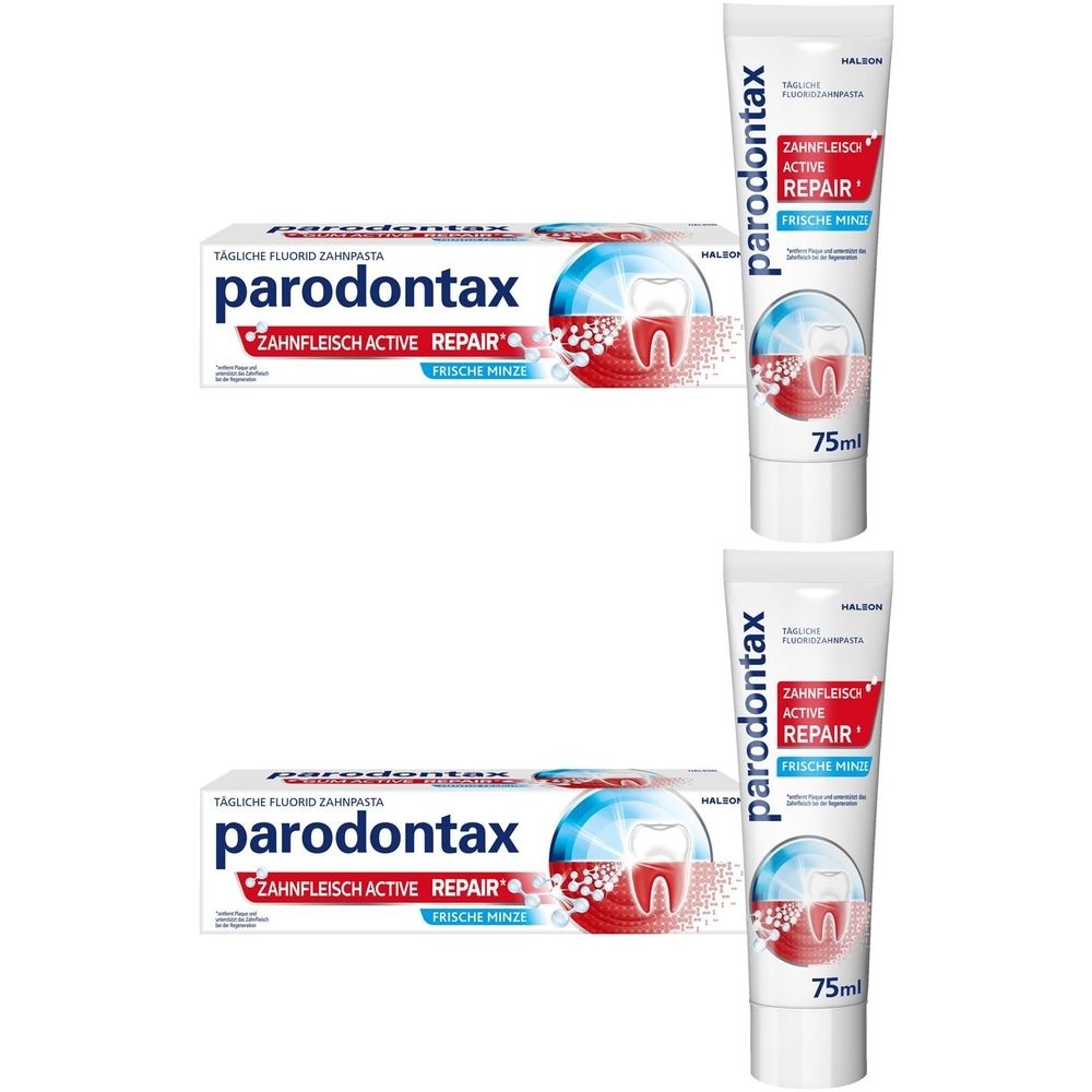 PARODONTAx Zahnfl ACT Repa x2 2x75 ml Zahnpasta