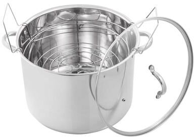 McSunley Stainless Steel Canner 12.25 in. 21.5 qt Silver