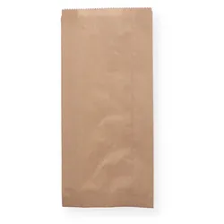 Nette 1000 Stück Faltenbeutel 20+7x32cm Papiertüten braun