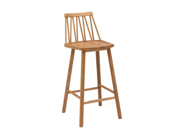 Hans K ZigZag Barstuhl 63cm Eiche geölt