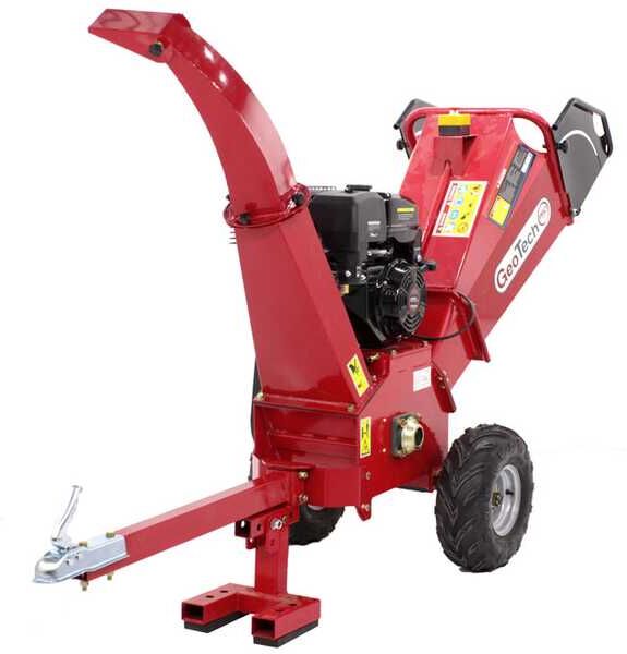 GeoTech Pro PCS 155 LE - Biotrituratore a scoppio professionale - Motore Loncin 15 HP - Avviamento elettrico