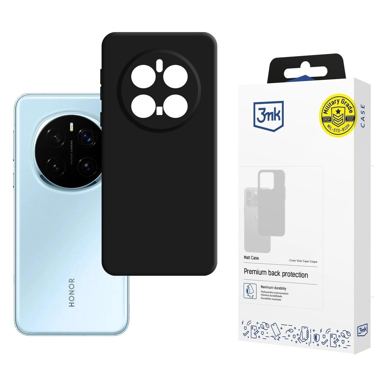 3MK Matt Case for Honor Magic 7 Pro - Black (Honor Magic 7 Pro) (W-3MatCas-HM7P-0)