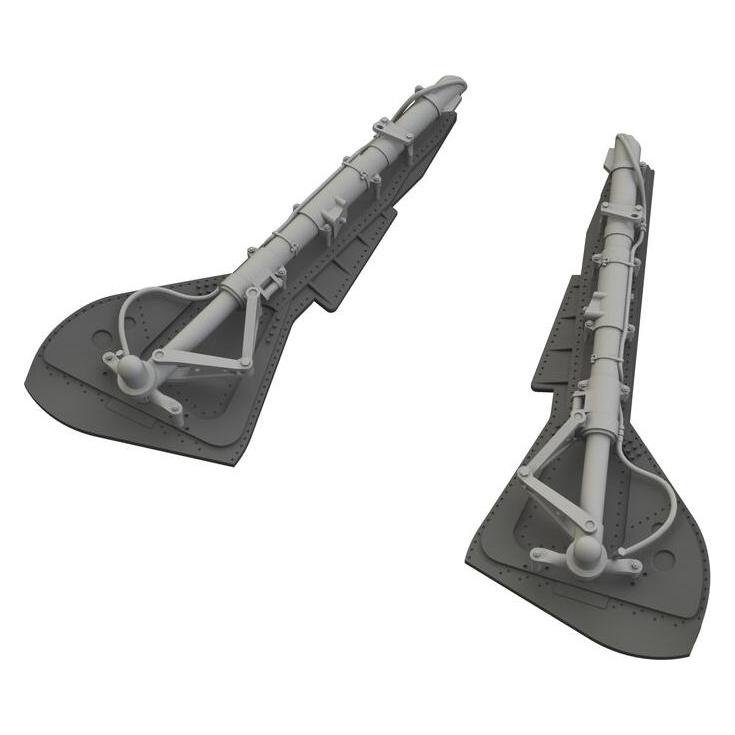 Eduard Fw 190A-8/R2 undercarriage legs PRINT for (6481179)