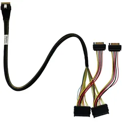HighPoint SAS-Kabel SFF8639-SFF8654 0.6 m (60 cm, Mini-SAS), Interne Kabel (PC)