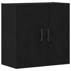 vidaXL Wandschrank Schwarz Eichen-Optik 60 x 31 x 60 cm Holzwerkstoff