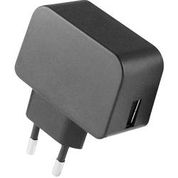HN Power HNP12-USBL6 USB Ladegerät 12 W 1x USB-A Schwarz Innenbereich Stabilisiert