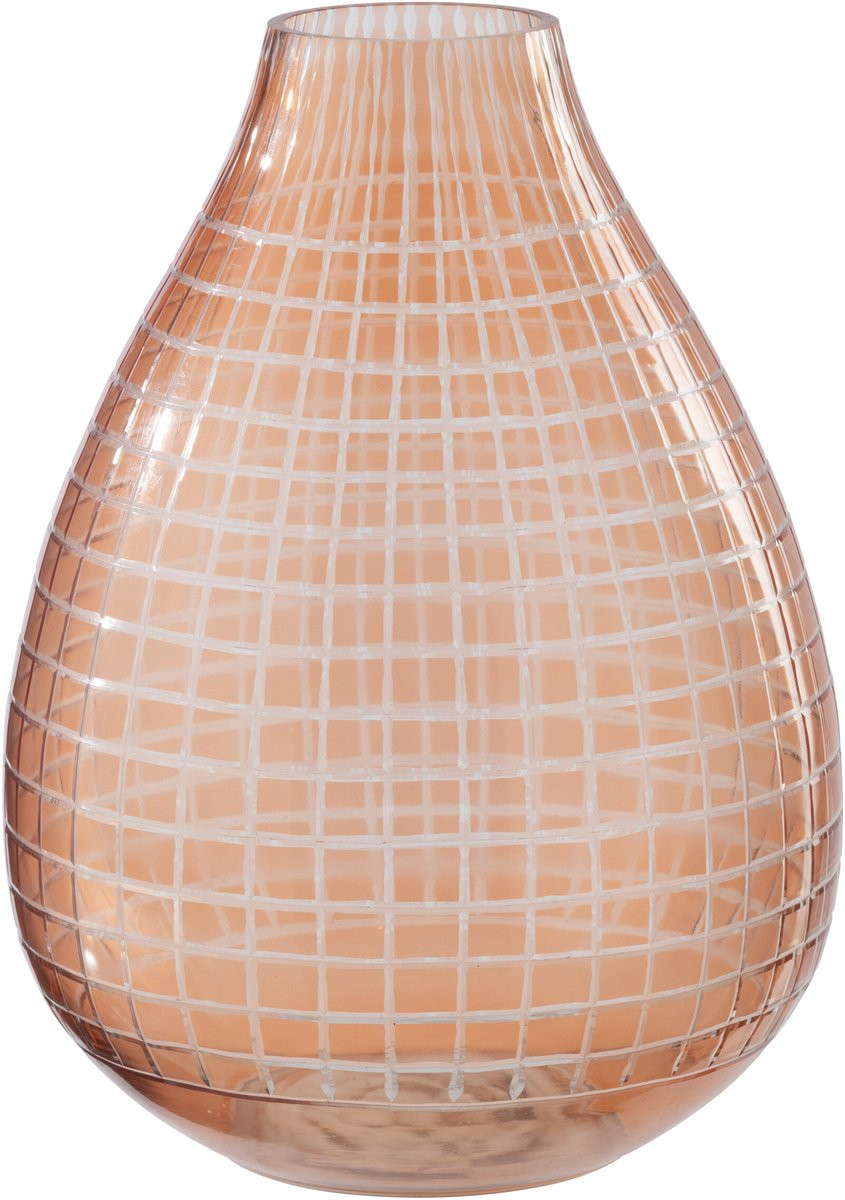 J-Line glazen vaas - Oranje