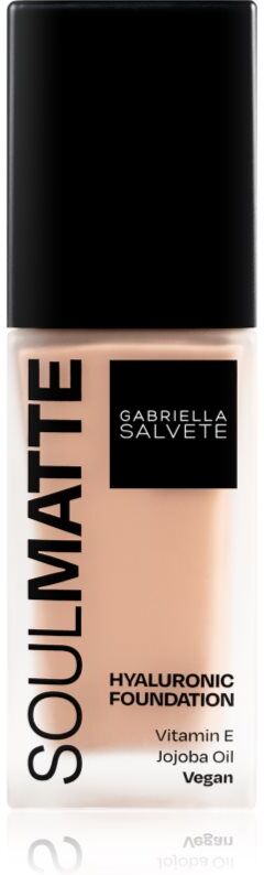 Gabriella Salvete SoulMatte Hyaluronic Foundation long-lasting foundation with matt effect shade 03N Beige Neutral 30 ml