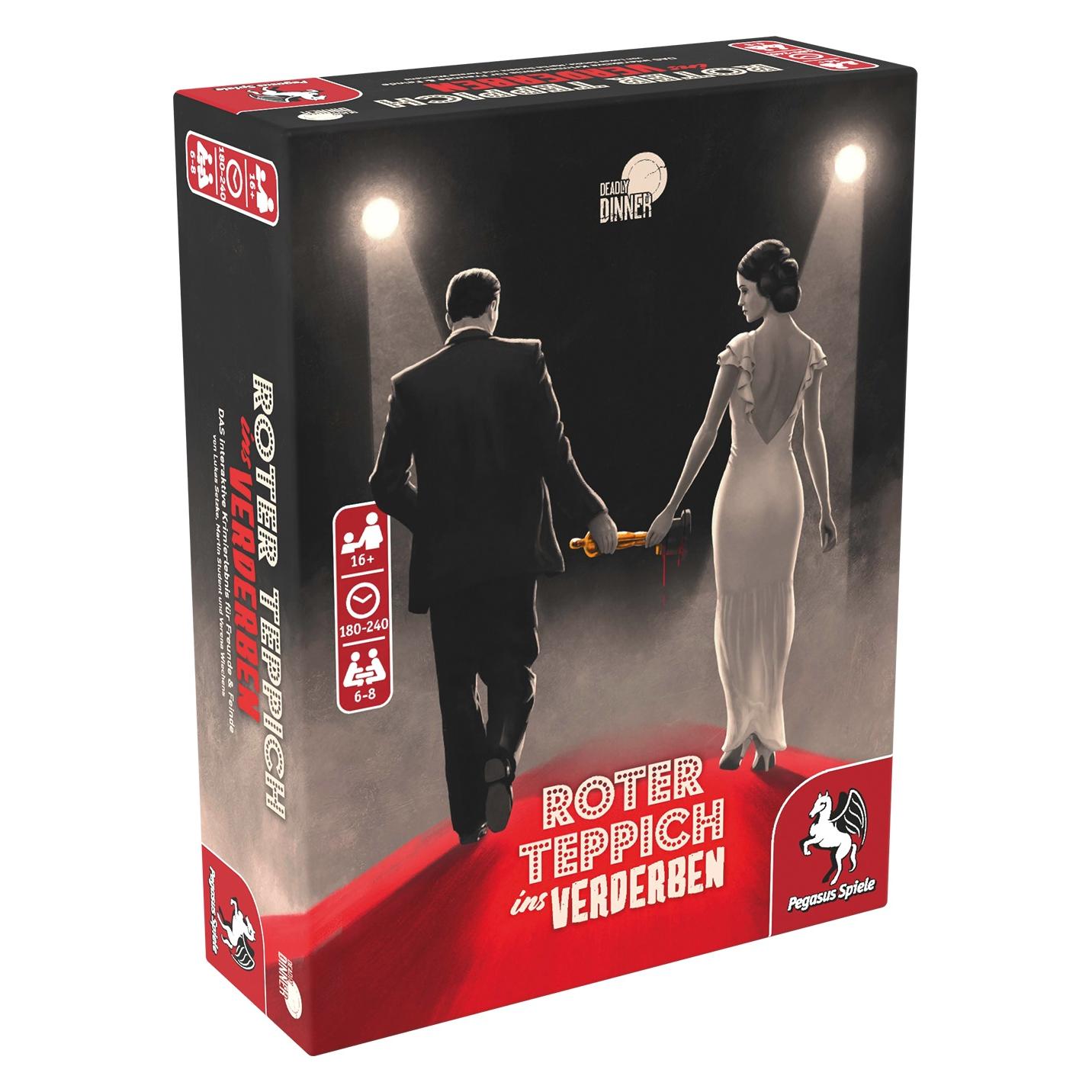 Deadly Dinner Roter Teppich ins Verderben - Krimidinner (Deutsch, 6 - 8 Spieler) (19010G)