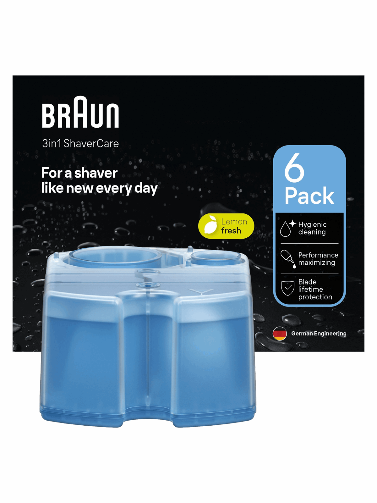 Braun Zubehör CCR6 3-in-1 ShaverCare - 6 pcs