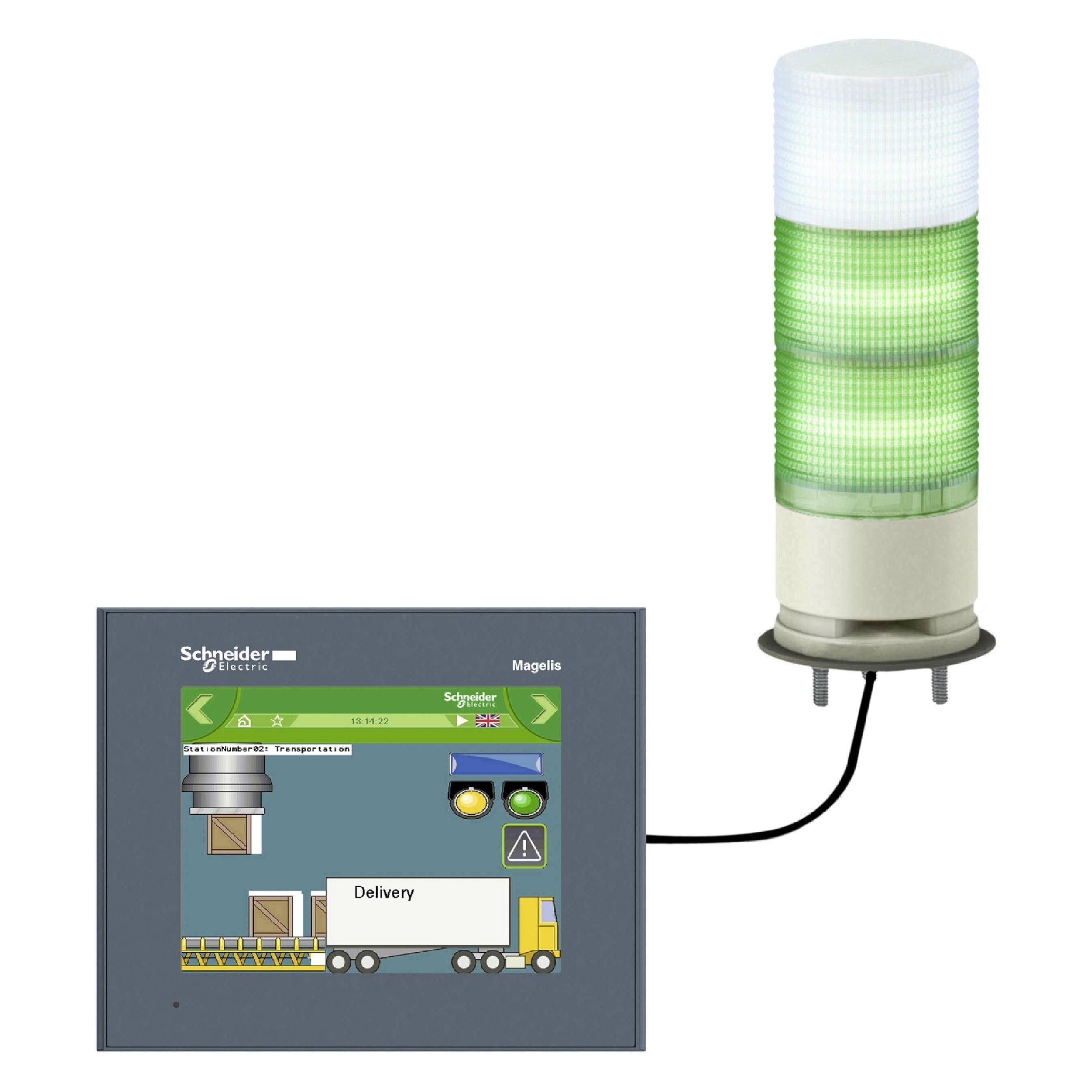 Schneider Electric USB Tower Light 100mm, direct mount (XVGU3SWV)
