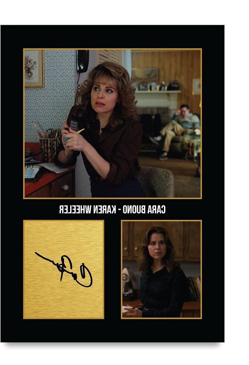 Cara Buono Foto TV Ster Print met Gesigneerde Handtekening - A4 Formaat