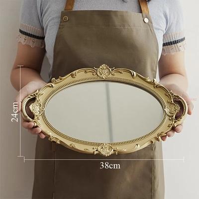 Shop Station Vintage Mirrored Vanity Tray For Perfume, Jewelry And Elegant Dresser Decor d