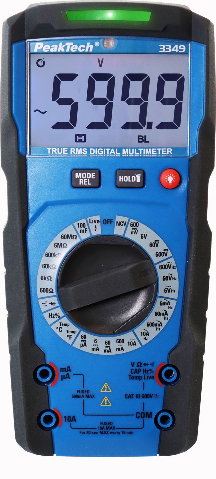 PeakTech P3349 Digitale multimeter, 6000 tellingen, 600V, True RMS