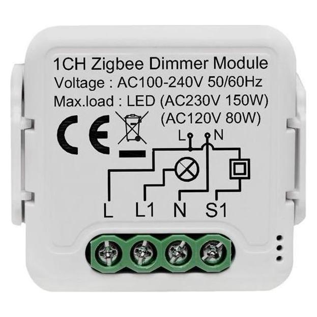 Netplus NPLZDIM01 - Smart Dimmer Module 1-channel Zigbee (Dimmaktor) (NPLZDIM01)