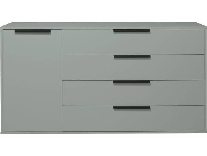 Highboard MÄUSBACHER Bonnie , grün (pine grün matt lack), B:168cm H:87cm T:45cm, Sideboards, Highboard