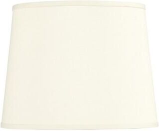 "Linen Tapered Drum Lamp Shade - Ivory, 14""H X 18"" Diameter w/14"" Top Diameter - Ballard Designs"