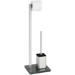 WENKO Stand WC-Garnitur Mod. Slate Rock Edelstahl, rostfrei