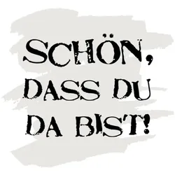 Bierdeckel aus Filzpappe/Karton, "Schön, dass...", Ø 107 mm, rund, 1000 Stück - Mank