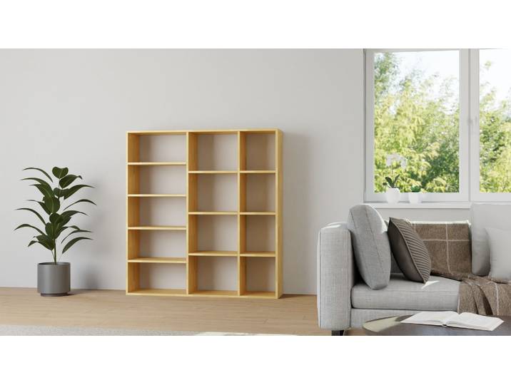 Flexibles Regalsystem von Pickawood Buche Natur geölt