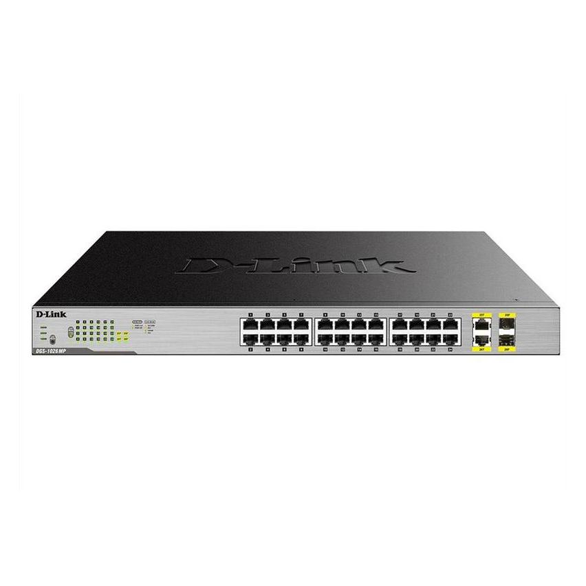 D-Link 26-PORT LAYER2 POE+ GB SWITCH (24 Ports) (DGS-1026MP)