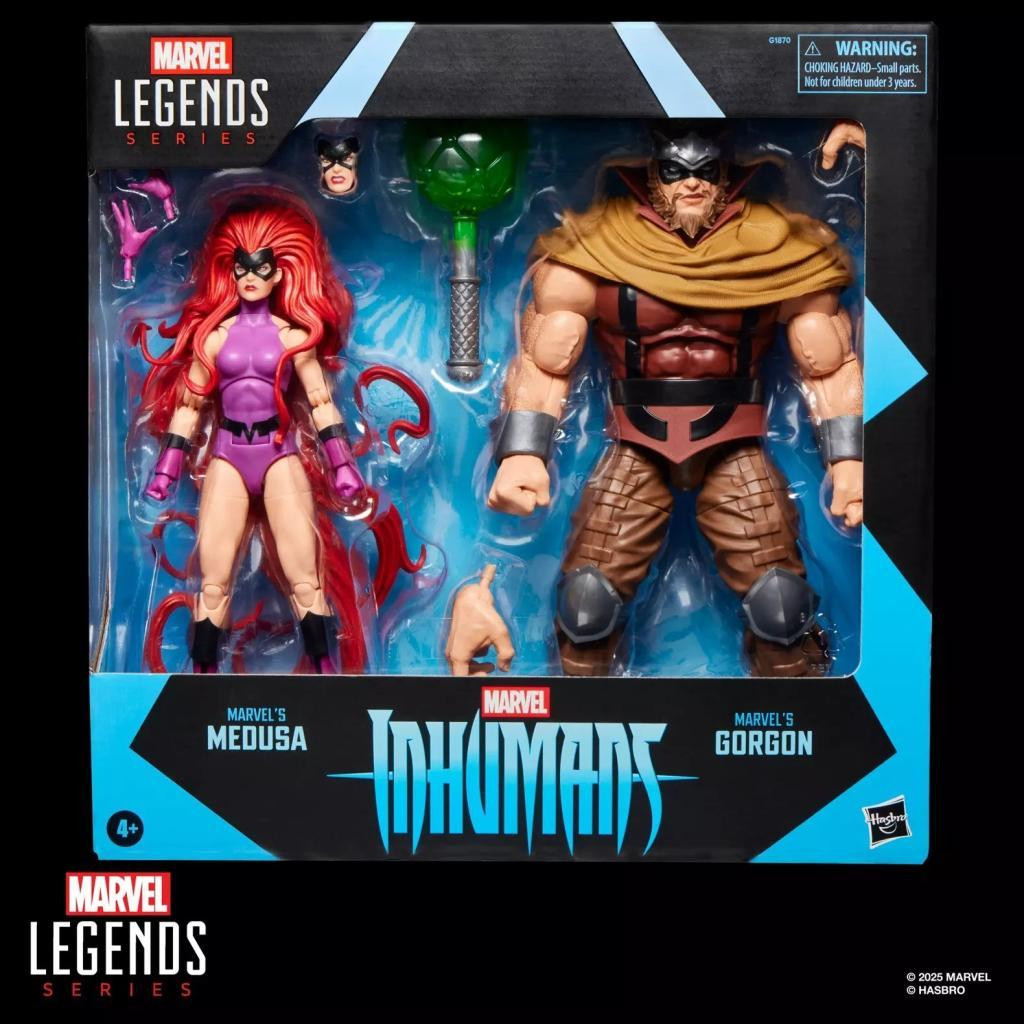 Hasbro Marvel Legends Inhumans Medusa & Gorgon Figuurenset 15 cm