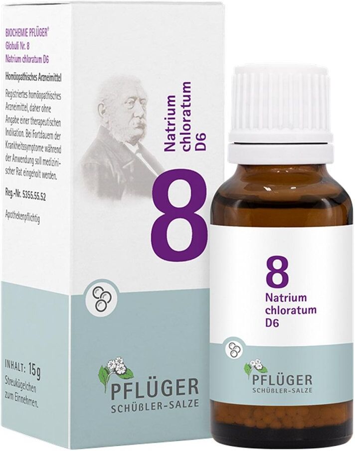 Biochemie Pflüger 8 Natrium Chloratum D6 Globuli