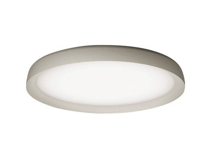 URBAN Deckenlampe EG grau Aluminium 2585 lm Dimmbar B 56 cm - LED - Lichtfarbe: Warmweiss - LED Energiesparlampen